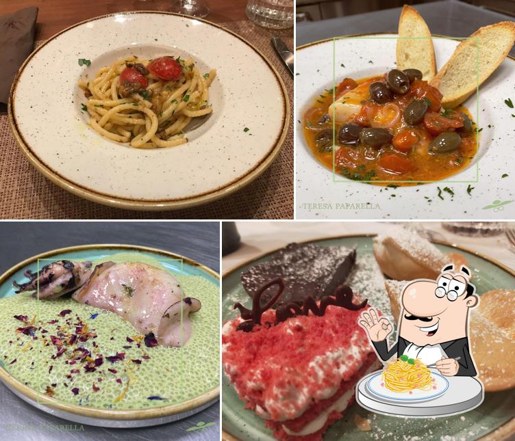 Spaghetti alla carbonara al Teresa Paparella Ristorante