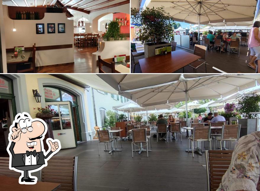 Siediti a un tavolo di Restaurant Wasserfels