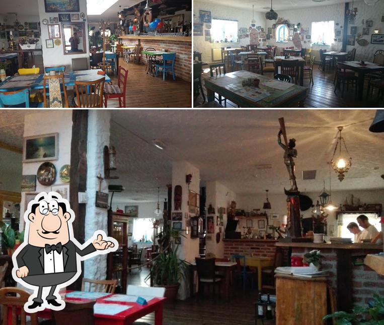 Gli interni di Restoran Santa Maria