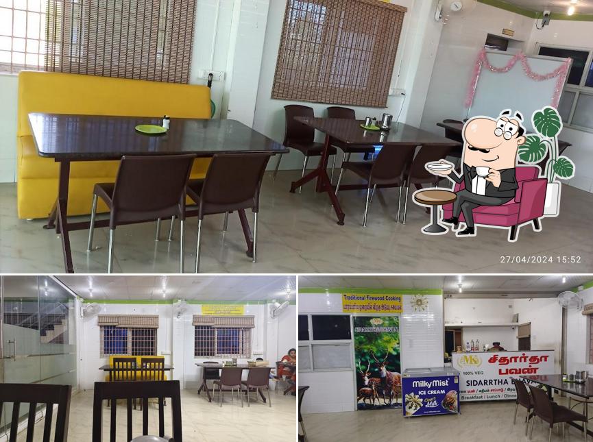 Check out how Sidarrtha Bhavan Veg Restaurant looks inside