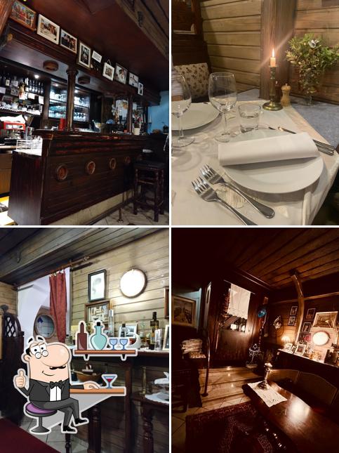 Gli interni di Taverna Tatjana