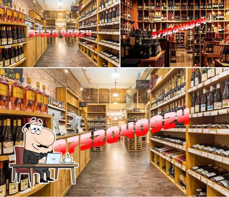 The interior of Madhushala Bar