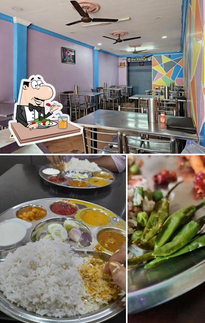 Among different things one can find food and interior at Rajasthan Sharma Bhojanalaya