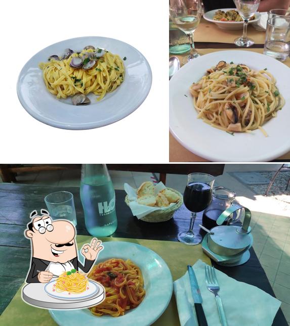 Spaghetti alla carbonara al Bar Trattoria da Irma