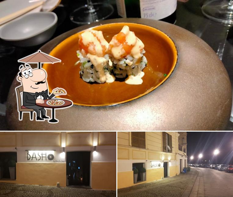 Tra le diverse cose da Basho Sushi Fusion si possono trovare la esterno e sushi