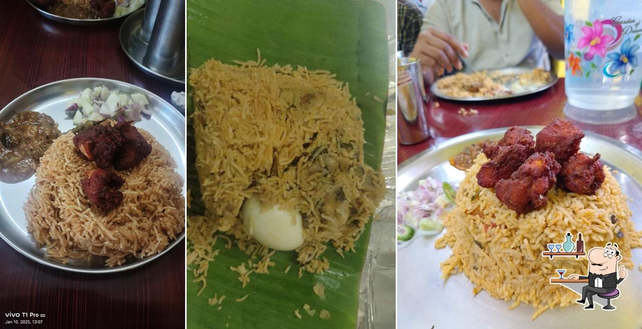 The interior of Chennai Biriyani Centre