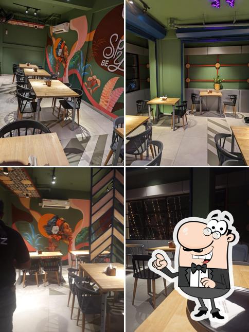 The interior of Chez By Coffee Cakes