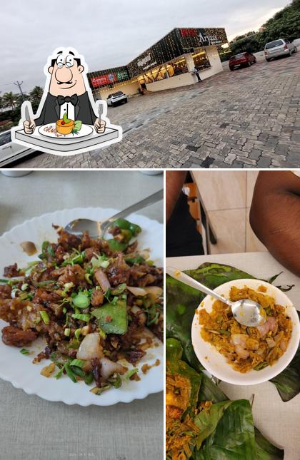 Among different things one can find food and exterior at Hotel Sree Sree Aryas