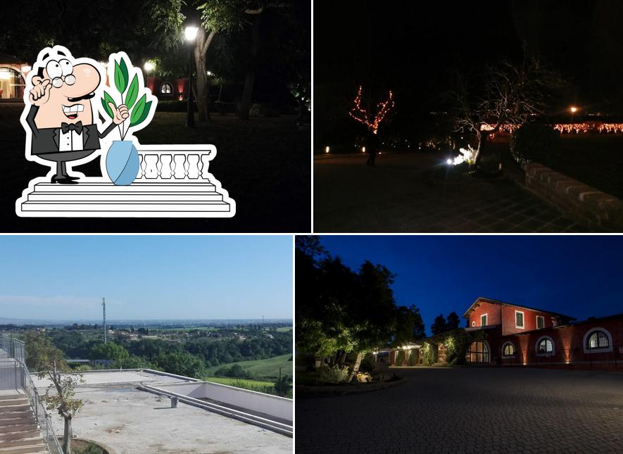 Goditi la vista dagli esterni di Agriturismo la Cerquetta