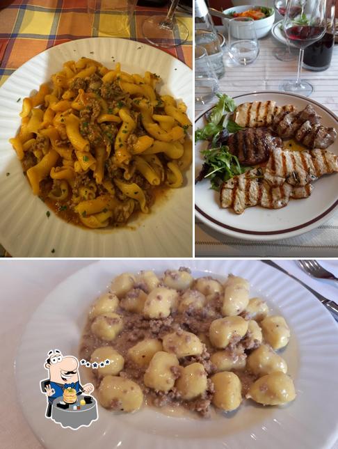 Cibo al Trattoria Col di Salce