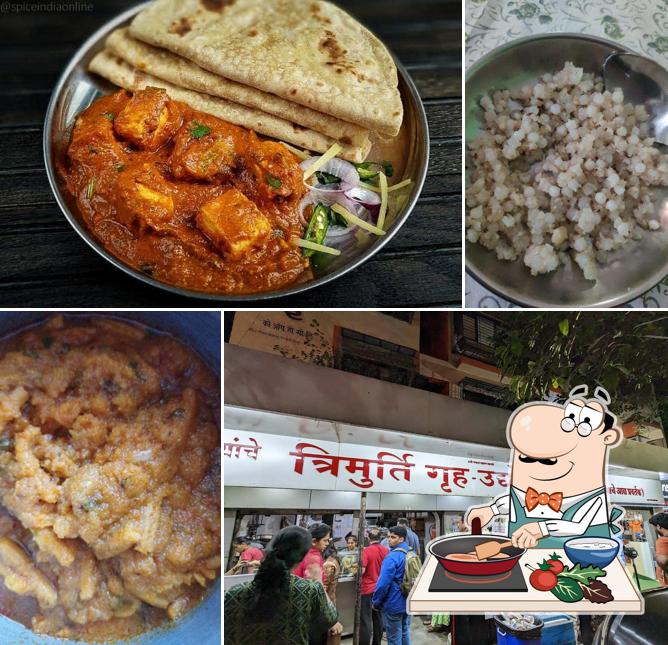 Chicken curry at Trimurti Gruha Udyog Poli Bhaji Kendra