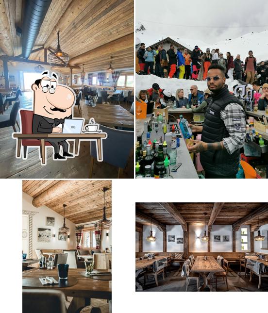 Gli interni di AlpArosa