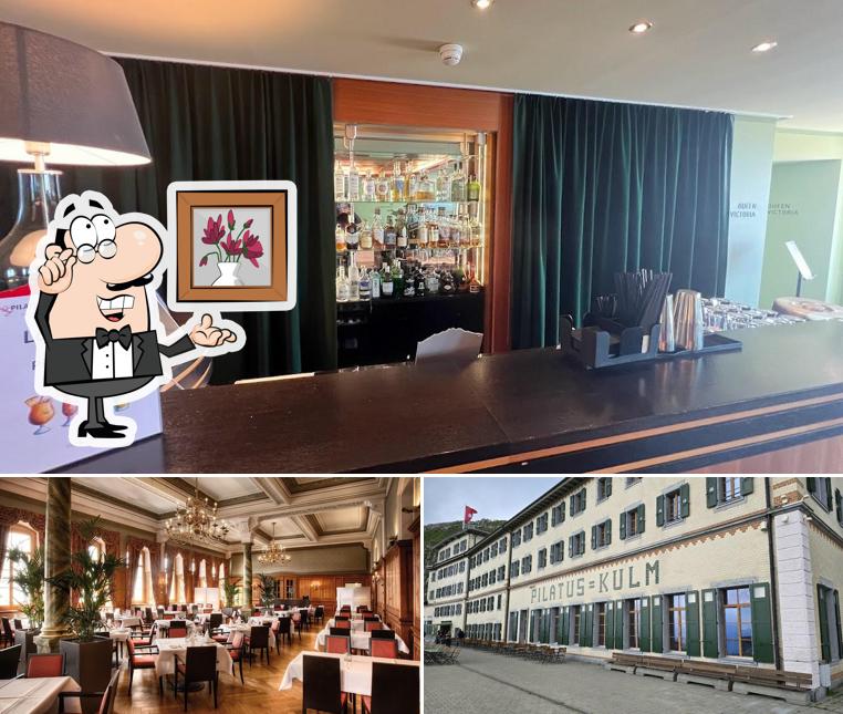 La foto di interni e esterno da Restaurant Pilatus-Kulm