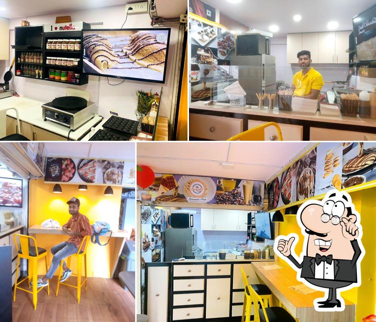 The interior of The Pancakes & Waffles