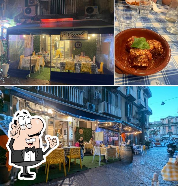 Gli interni di Trattoria canta napoli