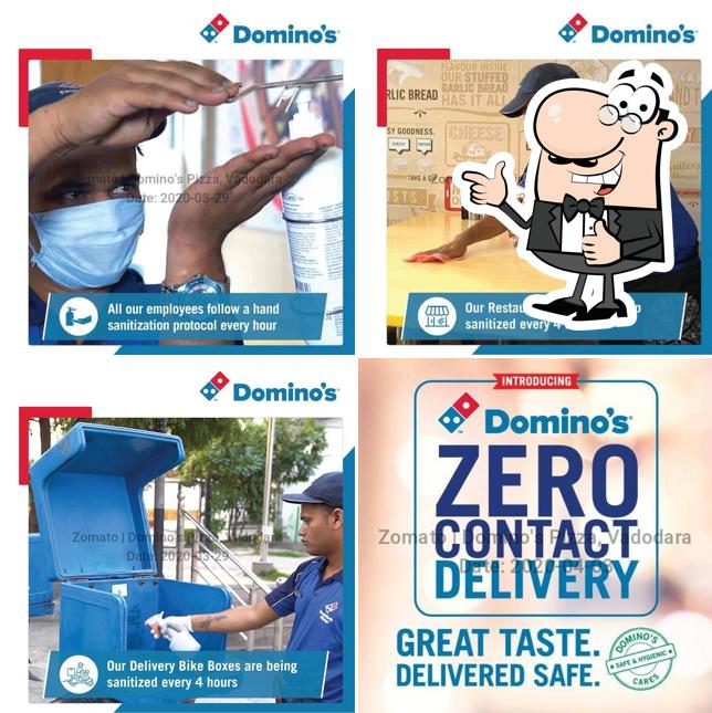 Look at this picture of Domino's Pizza