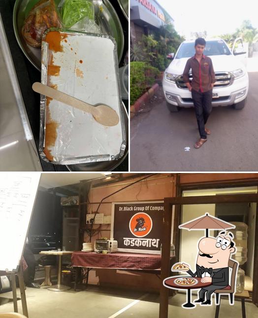 The picture of Hotel New Pune Residency’s exterior and food