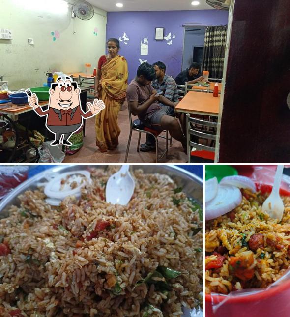 The picture of food and interior at CHAITRA FOOD COURT