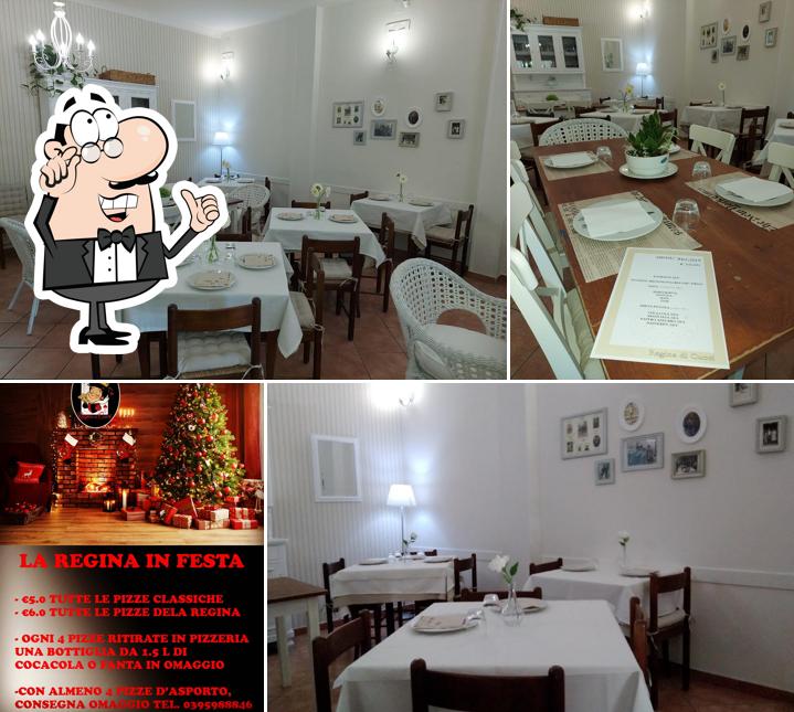 Gli interni di Regina di Cuori pizzeria
