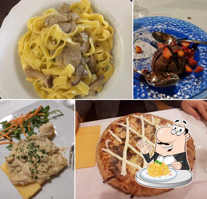 Spaghetti alla carbonara al Al Barcon Ristorante-pizzeria e Residence