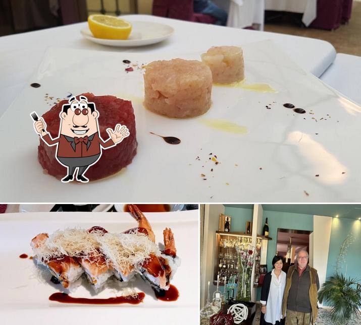 Questa è la foto che presenta la cibo e bevanda di Antica Arilica