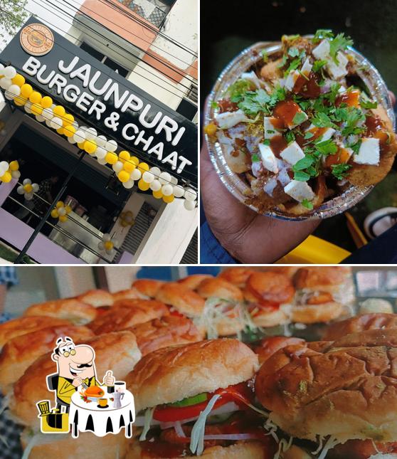 Food at Jaunpuri Burger and Chaat Point