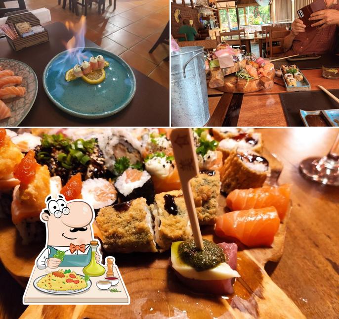 Comida em Yamazaki Sushi