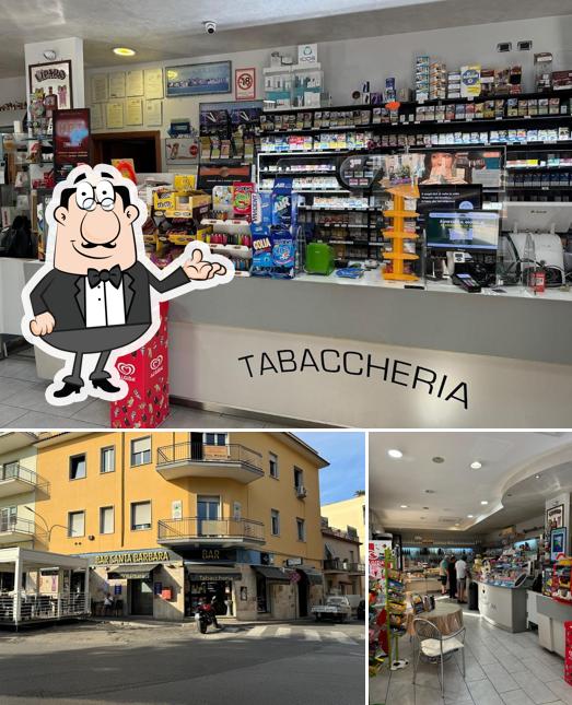 La interni e esterno del ristorante