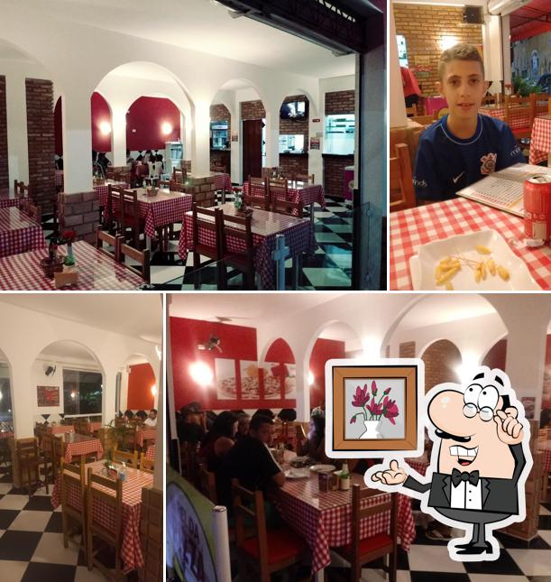 O interior do Rei da Pizza Maragogi
