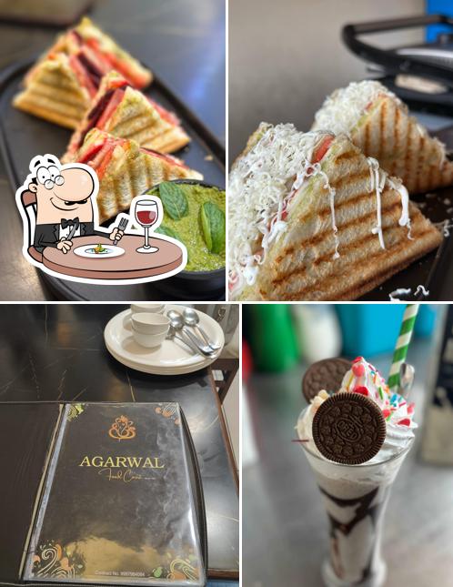 The restaurant's food and drink