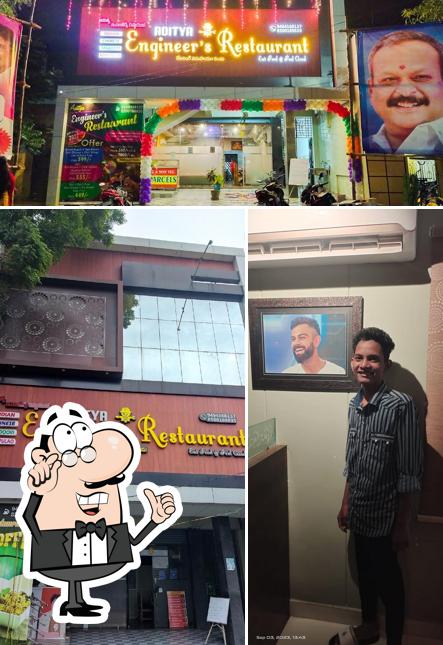 Among different things one can find interior and exterior at Akshara family restaurant