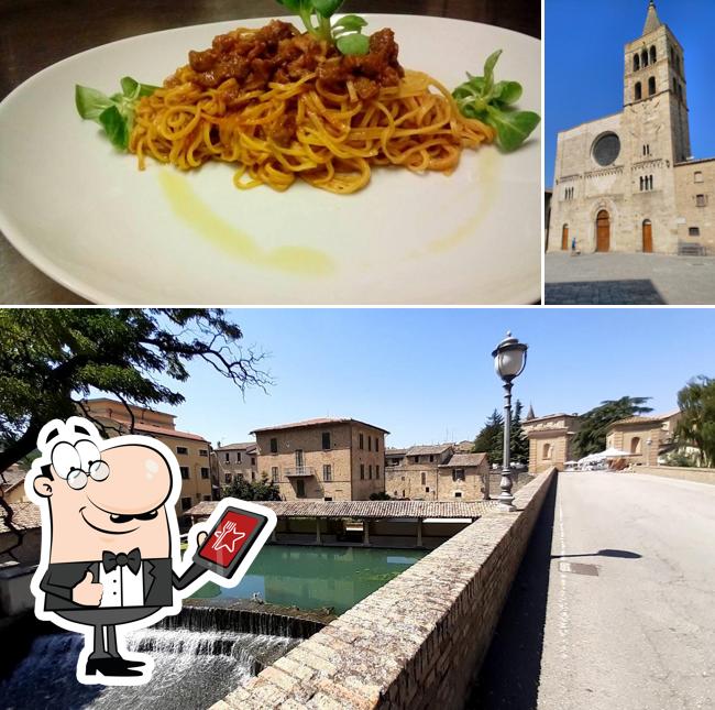 La foto di esterno e cibo da Osteria Del Podesta' Di Picciurro Salvatore