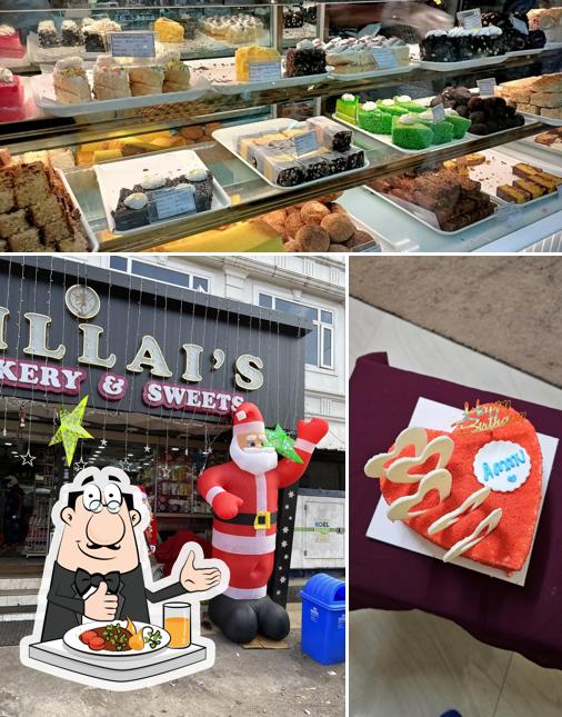 Food at Tillai's Bakery and Sweets