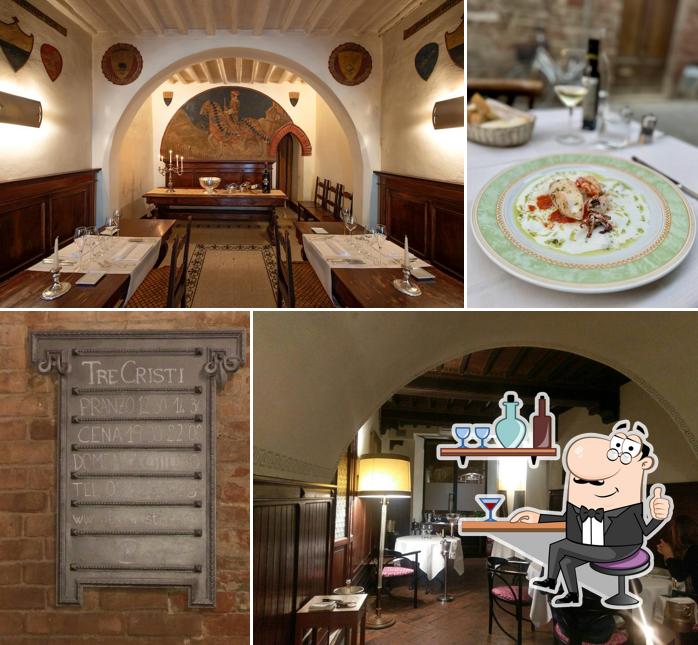 Gli interni di Tre Cristi Enoteca Ristorante