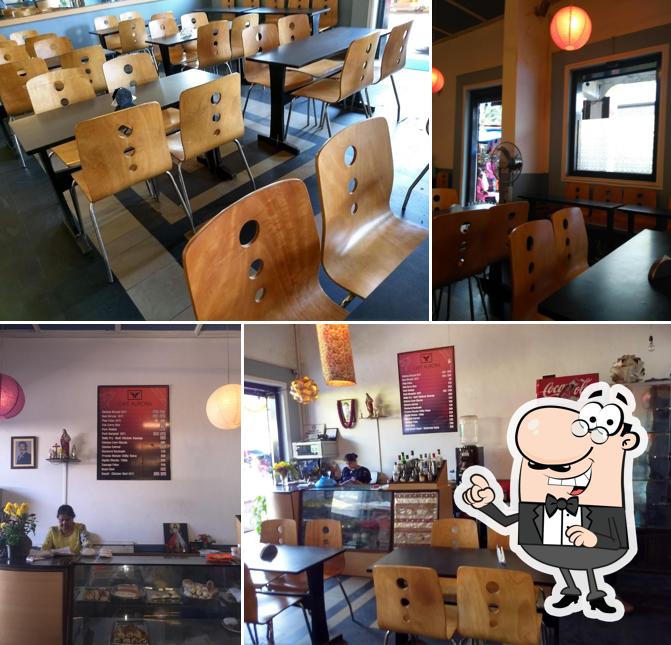 Check out how Cafe Aurora looks inside