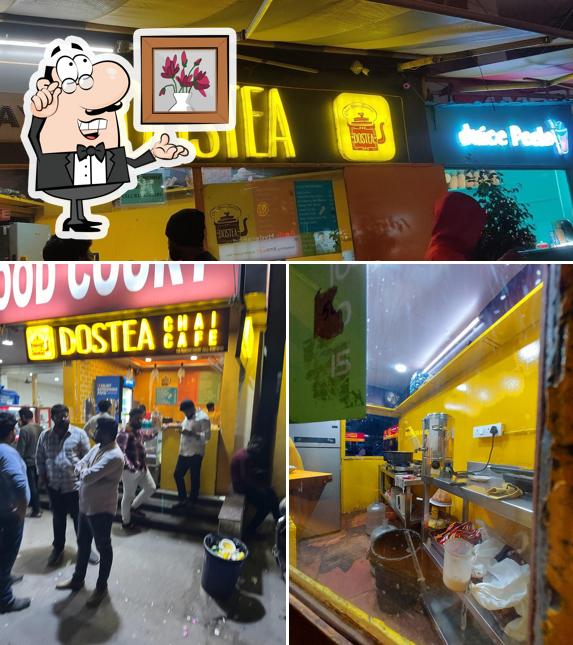 The interior of DOSTEA CHAI CAFE