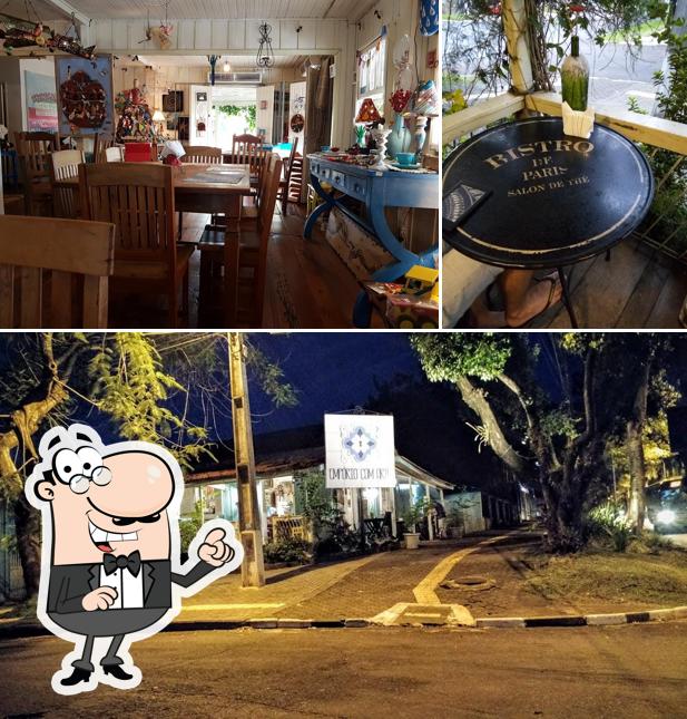 Desfrute da vista da área externa do Empório com Arte