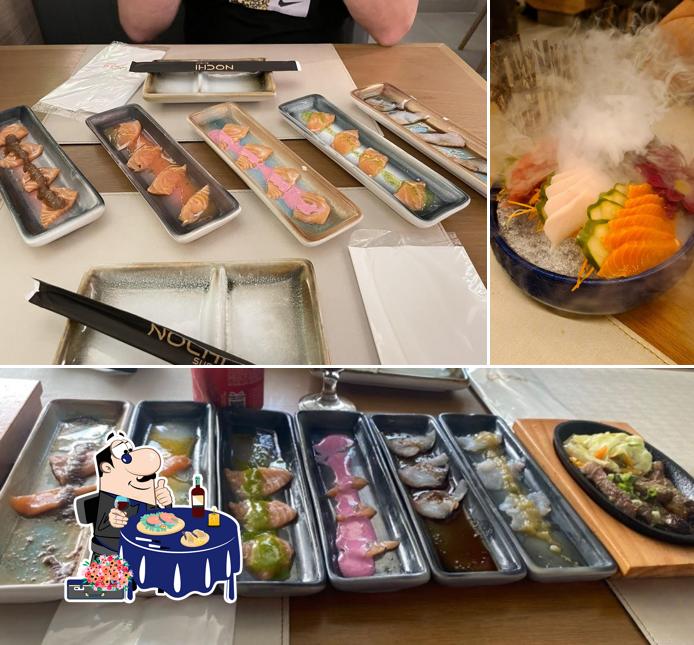 Sashimi em Nochi Sushi