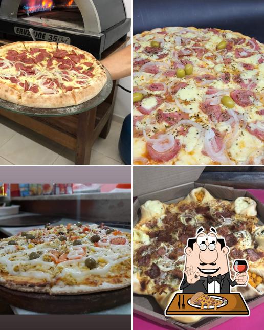 Consiga pizza no Pizzaria Fórmula 1