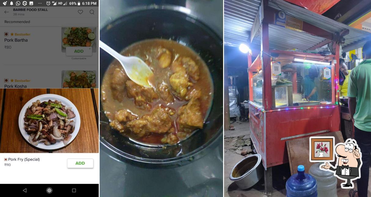 The interior of BARBIE FOOD STALL