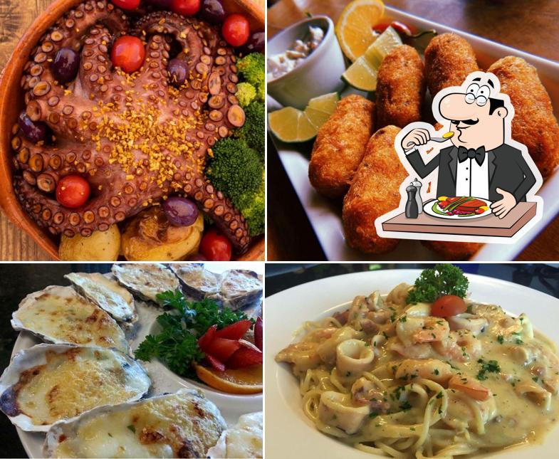 Comida em Iguarias Cozinha do Mar