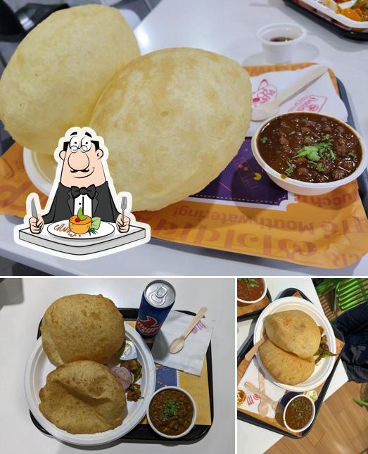 Chole bhature at Haldiram's