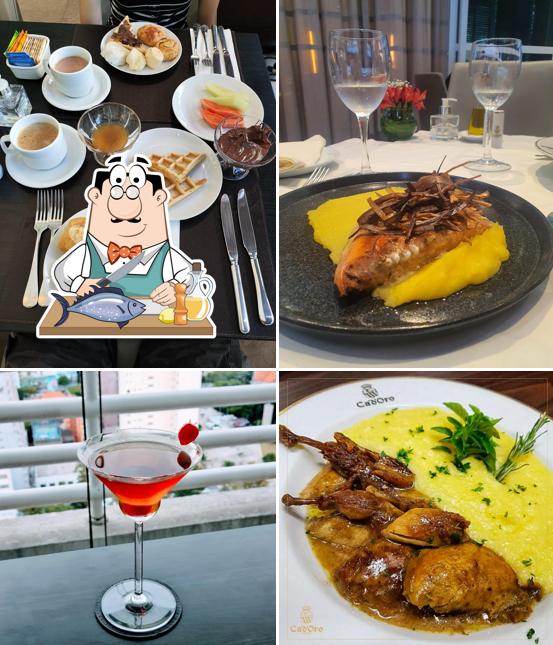 Salmão grelhado em Hotel Cadoro - Ca'd'Oro São Paulo