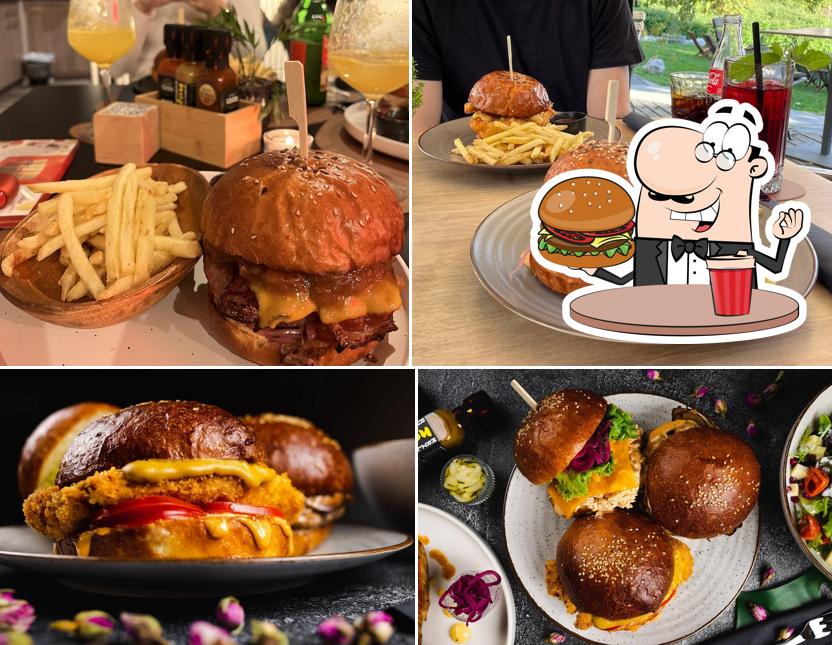 Prova un hamburger a Mandl Food & Bar