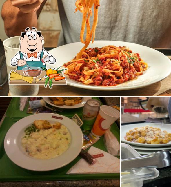 Esparguete à bolonhesa em Spoleto