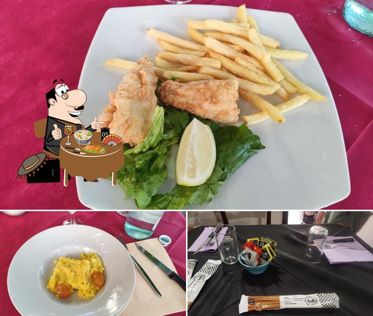 Platti al Trattoria dei Pellegrini da Piturelo