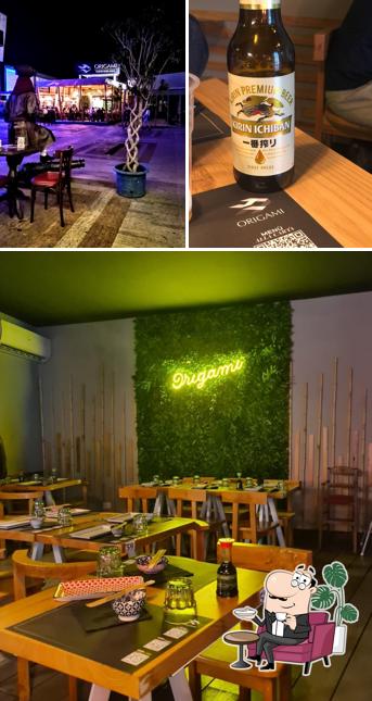 Gli interni di Origami - Ristorante Giapponese