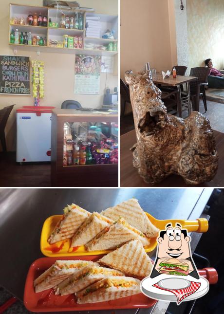 Club sandwich at Cafe Highway