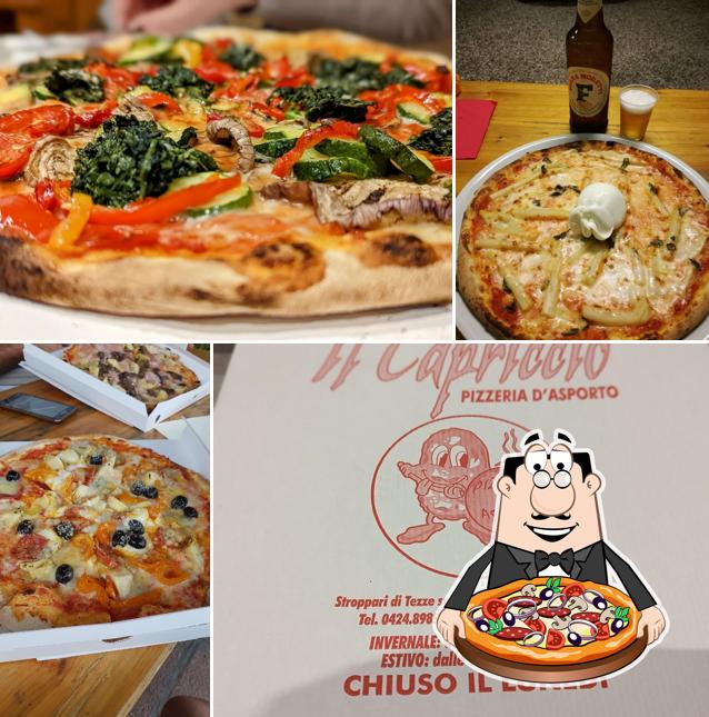 Scegli tra le molte varianti di pizza