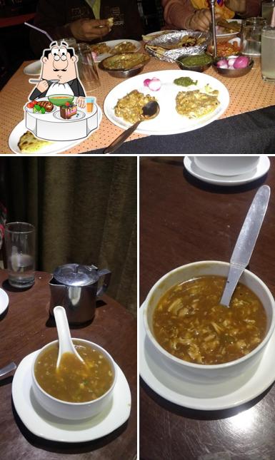 Hot and sour soup at Hotel Malik Regency Ambala City